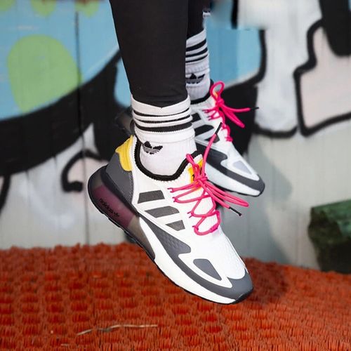 阿迪达斯三叶草休闲鞋男女zx 2k boost新款减震运动鞋男鞋 fz0480