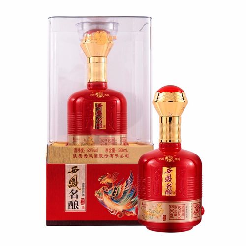 西凤酒52度西凤名酿佳品500ml浓香型婚庆喜宴白酒纯粮酒婚礼