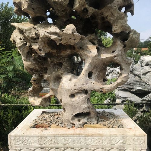 【祖传】庭院别墅大型太湖石园林摆件天然原石奇石精品灵璧