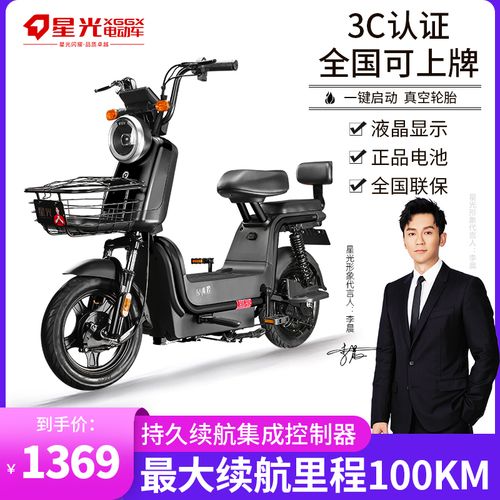 星光新国标电动车成人电动自行车石墨烯长续航男女电瓶车金箭制造