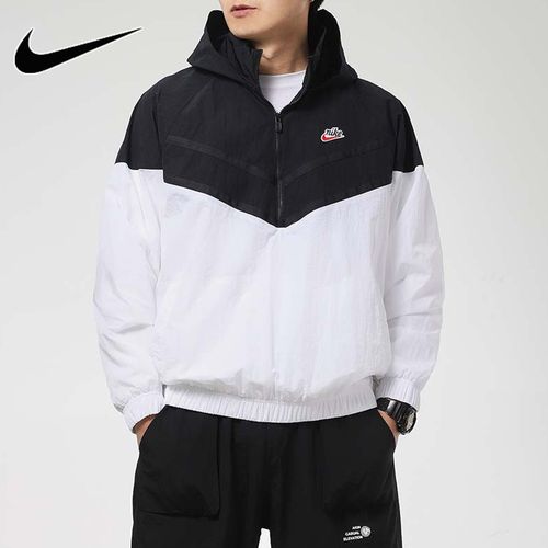nike耐克夹克男装2021秋冬新款运动服连帽休闲梭织外套da2493-010