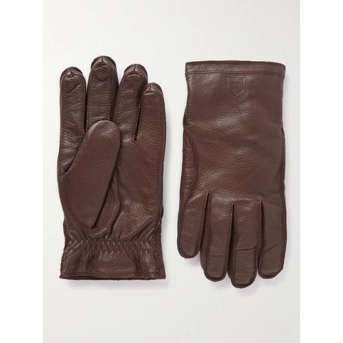 hestra h02kon 抓绒内衬全粒面皮革手套2022新款春夏男士奢侈品