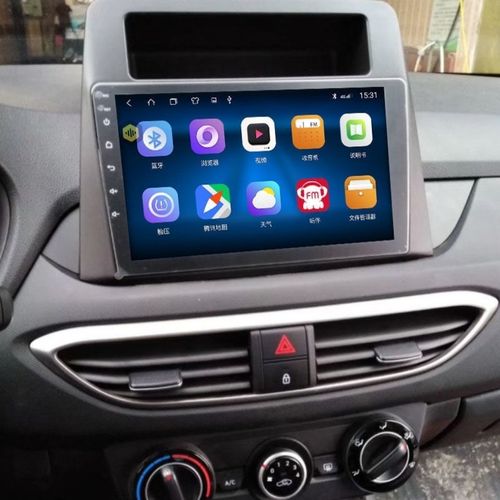 适用19款现代悦动出租车版大屏导航倒车影像中控显示屏一体机