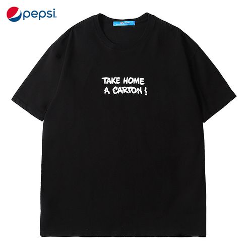 pepsi百事潮牌情侣短袖t恤2022夏季新款潮流休闲圆领多彩上衣男女