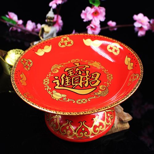 礼品佛教用品 莲花供盘财神贡品果盘供果盘供盘水果盘供佛佛台贡品盘