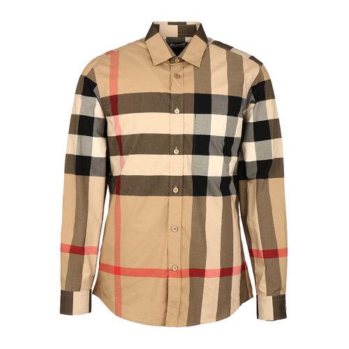 burberry/博柏利巴宝莉衬衫男士长袖衬衫格纹衬衫8018111