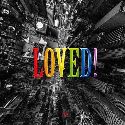 tlp镂空车贴 心情切片 loved热爱心爱英文彩色字母车用防水贴纸