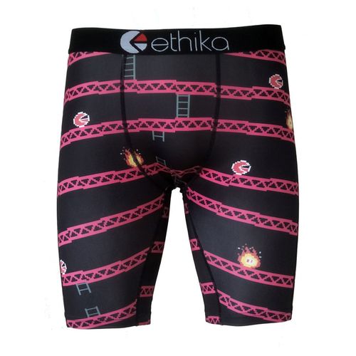 ethika男款平角裤四角裤加长内裤潮牌sagging style滑板运动速干