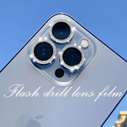 苹果13镜头膜iphone13promax闪钻金属摄像头保护膜13mini相机贴膜
