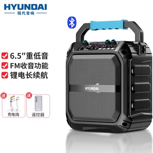 现代(hyundai) 蓝牙音箱大音量户外广场舞音响手提便携式店铺专用重