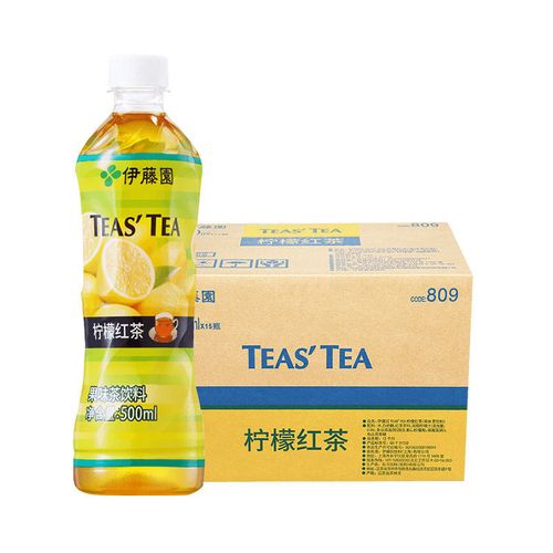 伊藤园蜜桃红茶饮料500ml*15瓶装整箱果味茶饮品休闲夏季茶品