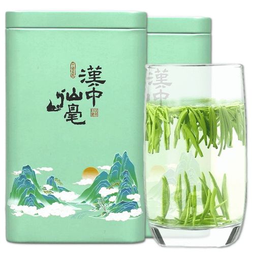 汉中午子仙毫 2022新茶嫩芽春茶陕西特产绿茶雀舌明前茶叶铁罐装