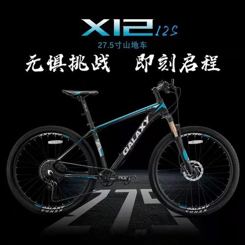 格莱仕galaxy山地车x12铝合金27.5线控前叉速联sram nx eagle12速
