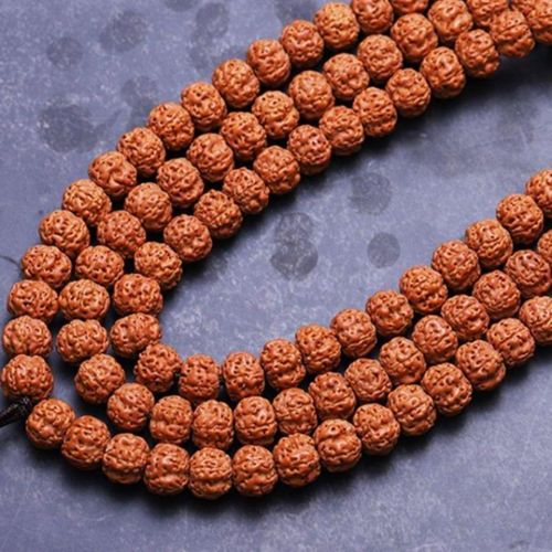 毕业级蜂窝小金刚菩提籽108粒6颗备用男女手串链红皮高密上色超快 7