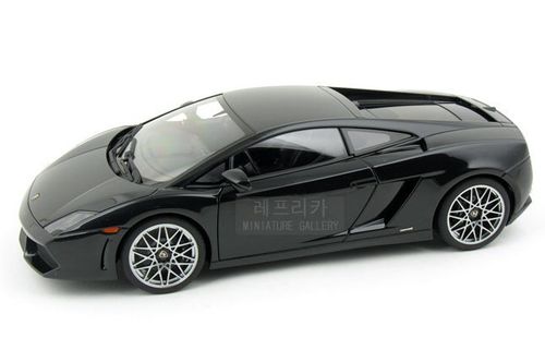超好做工德国奥拓 1:18 兰博基尼 盖拉多lp560 超级跑车模型 黑色