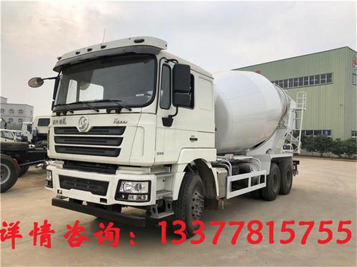 陕汽德龙f3000国五10方12方14方混凝土搅拌车后八轮水泥罐车价格