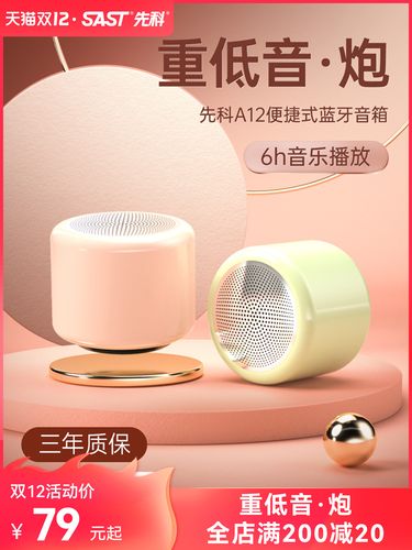先科a12无线蓝牙小音箱迷你便携式随身户外小型钢炮家用大音量手机