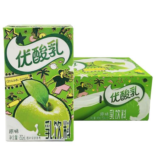 伊利优酸乳250ml*24盒/提 哈密瓜味酸牛奶 原味草莓味酸奶早餐奶