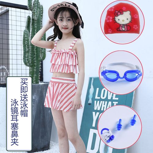 泳装女童模特走秀5幼儿可爱婴儿小孩女宝宝泳衣1-3-4岁儿童泳装秀