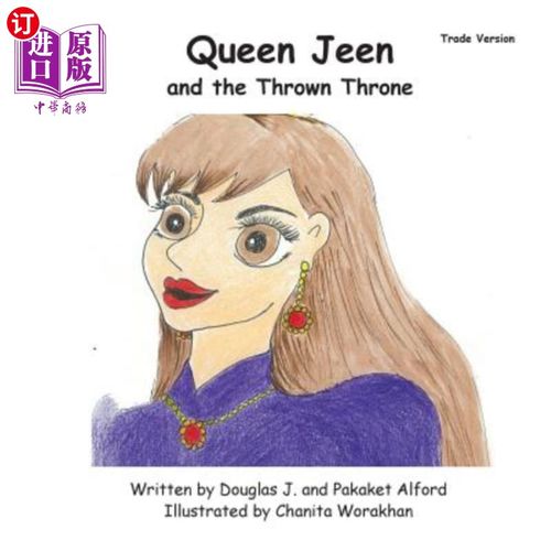 【中商海外直订】queen jeen and the thrown throne - trade version