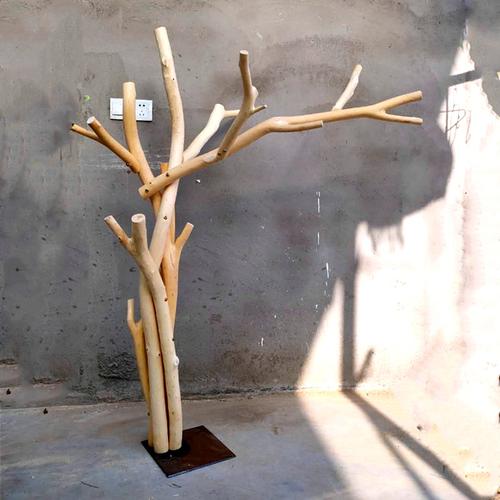 造型树装饰树猫爬架干树枝装饰天然枯树枝枯枝客厅商场摆件原木色