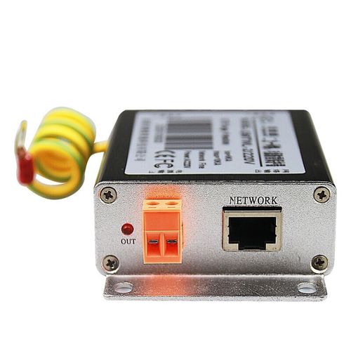 监控网络电源二合一防雷器 rj45避雷器网线口防雷浪涌保护器 网络摄像