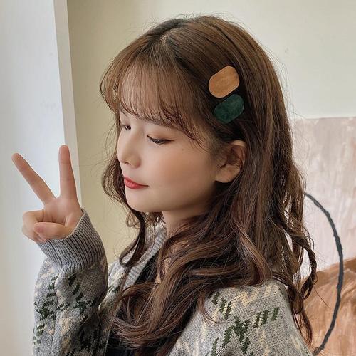 2020年新款bb发夹ins夹子头饰韩国少女刘海碎发边夹发卡头发顶夹
