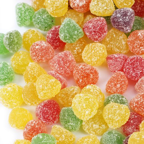 500克 小孩零食软糖果散装橡皮糖qq糖七彩色糖水果汁软糖儿童食品