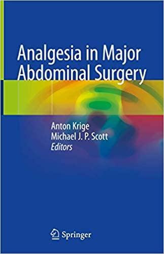 预订analgesia in major abdominal surgery