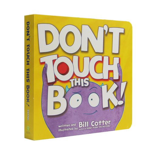 【预售】英文原版 别碰这本书 don t touch this book 儿童课外阅读