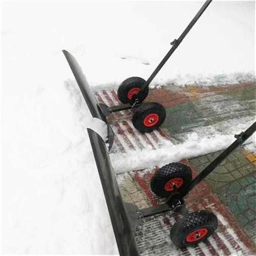稻谷刮雪宽c铲房顶铲除农场扫x雪神器硬质除雪杂q物轮式y白色粪板