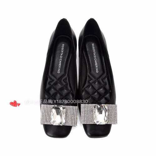 老店正品特惠roberta诺贝达女鞋水钻女鞋2020春款单鞋rs07226新款