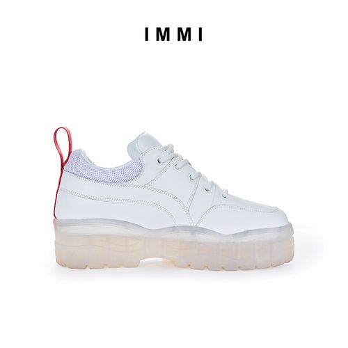【设计师品牌immi】透明底内增高厚底老爹运动鞋191sh004l