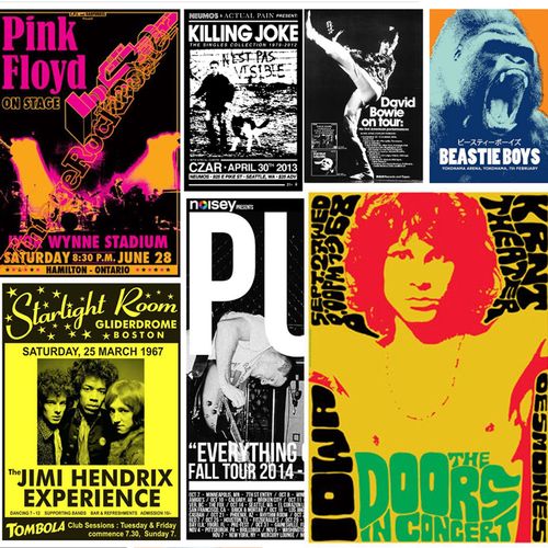 rock age 摇滚海报装饰画  小众文艺装饰画 挂画 墙贴装饰