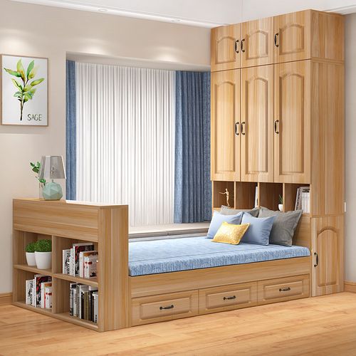 特朗森 床 榻榻米床柜衣柜连体床1.5米1.