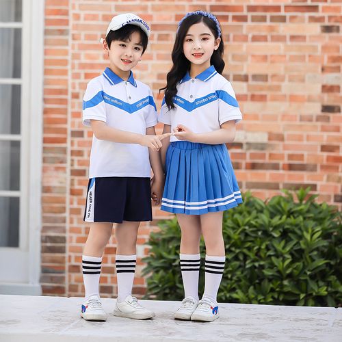幼儿园园服夏装英伦风儿童运动服班服小学生夏季校服套装学院风