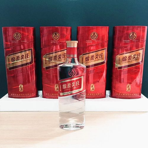 2019年绵柔尖庄红铁盒42度500ml整箱4瓶装 浓香型纯粮固态白酒