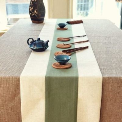 茶席布置用品吧台桌布长方形长条茶几垫床尾巾家用餐桌布餐桌垫