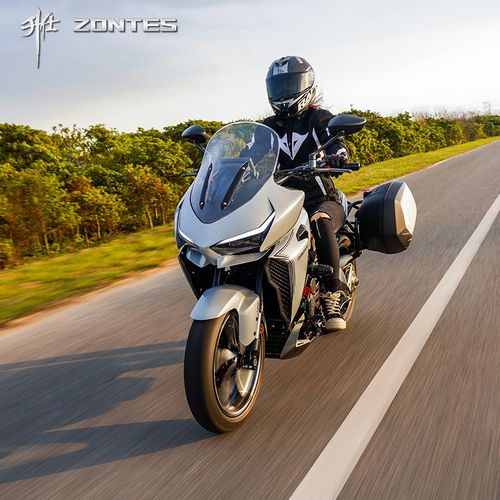 升仕350旅行公路跑车摩托车zt350vx带导航大油箱单摇臂水冷电喷