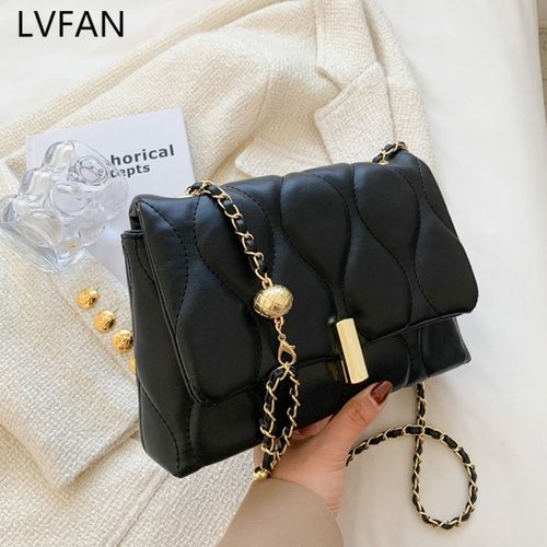 lv fan品牌意大利风轻奢高端国际大牌小众设计链条包包女新款时尚百搭