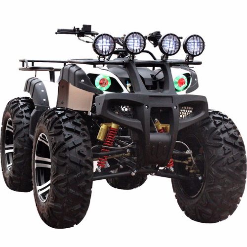 民宇 沙滩车四轮越野摩托车成人轴传动汽油全地形山地车越野摩托车 白