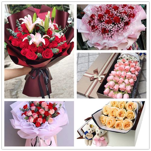 真鲜花速递同城送花母亲节520玫瑰花束聊城市莘县茌平县生日订花