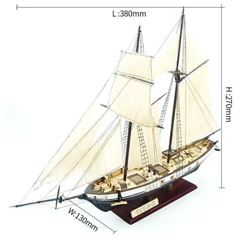 木制作diy船模型,手工,玩具