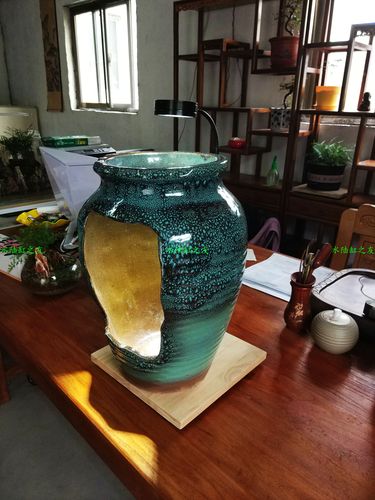 造景陶罐水陆罐鱼缸微景观苔藓罐造景教程招财流水家居风水摆件