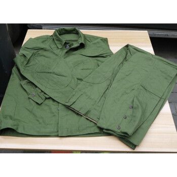 老式服装78式涤卡冬季工作服装甲兵加厚套装军绿色军迷工作服屁头带疤
