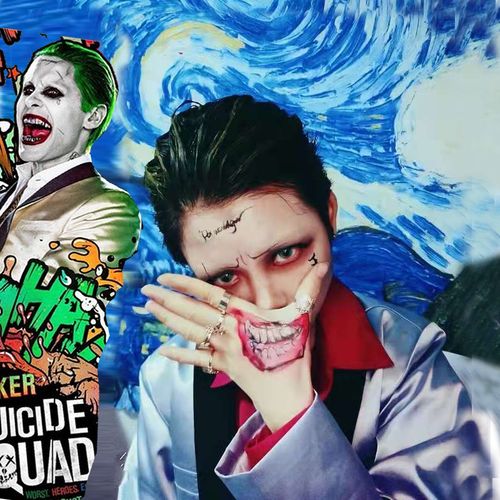 自杀小队cos蝙蝠侠杰瑞德·莱托男小丑joker cosplay