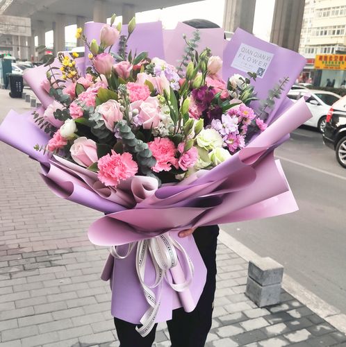 妈妈生日送长辈鲜花 青岛实体花店同城速递 母亲节