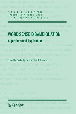 预订 word sense disambiguation: algorithms and appli