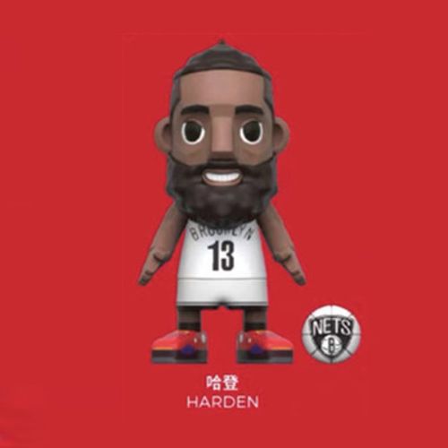 nba球星福盒盲盒手办 化身nba盲盒themvp系列篮球球星福盒詹姆斯哈登