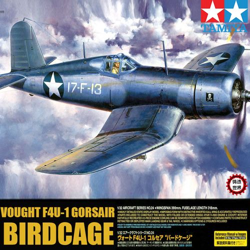 铸造世界 田宫 1/32 美国 沃特f4u-1海盗式战斗机 60324